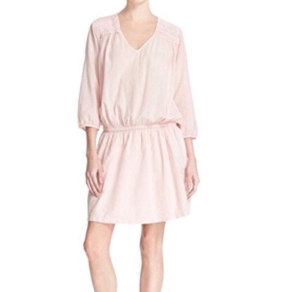 ✨PRICE DROP ✨Current/Elliot Light Pink Long Sleeve Dress